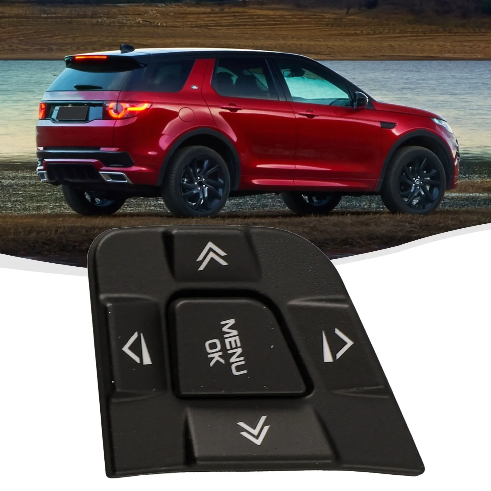 

Добавьте элегантность к вашему для Land Rover для Discovery Sport 1519 с крышкой кнопки переключения левого рулевого колеса.