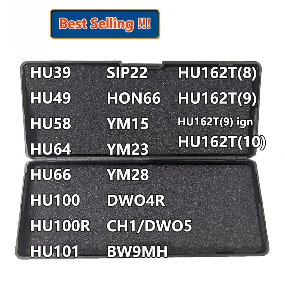 Lishi 2 in 1 Tool TOY43 TOY43AT TOY43R TOY47 TOY51 TOY2014 TOY2018 TOY2 TOY48 TOY40 for Toyota Locksmith Tool for Toyota