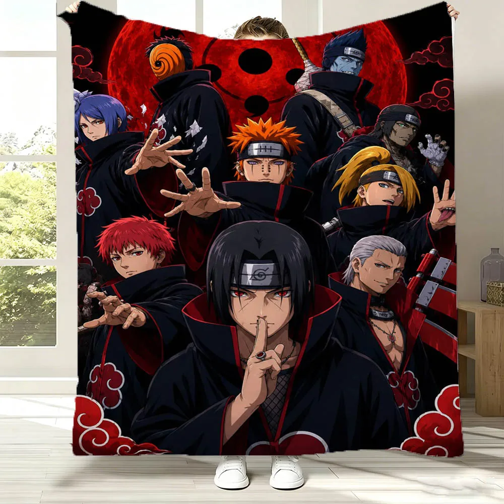 Manga N-Naruto Uchiha Itachi Anime 3D Flannel Blanket Soft Throw Blanket Art For Home Decor Bedroom Bed Sofa Picnic Fan Gifts view 6