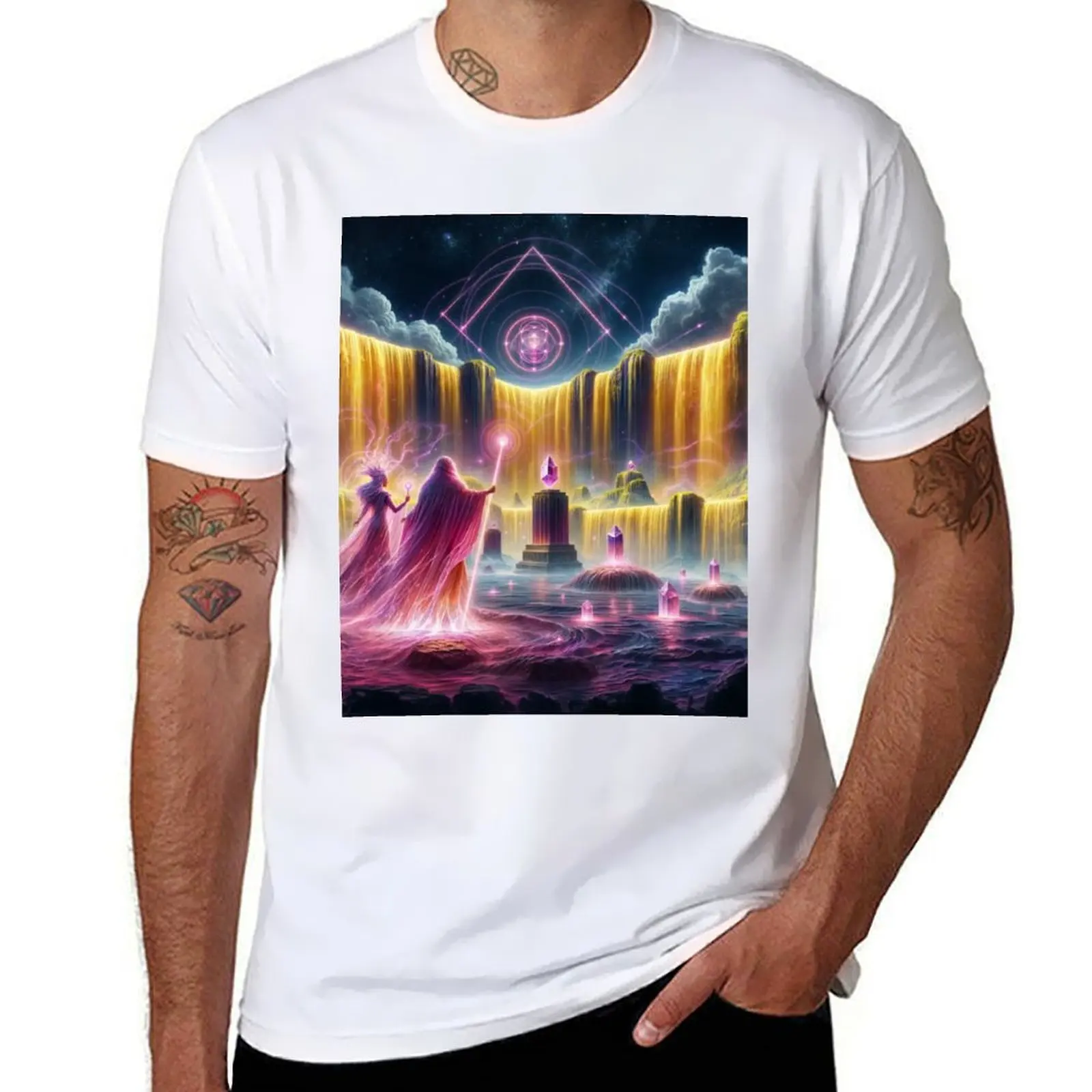 

Water magic T-Shirt man t shirt cotton high quality man t shirt luxury T-Shirt