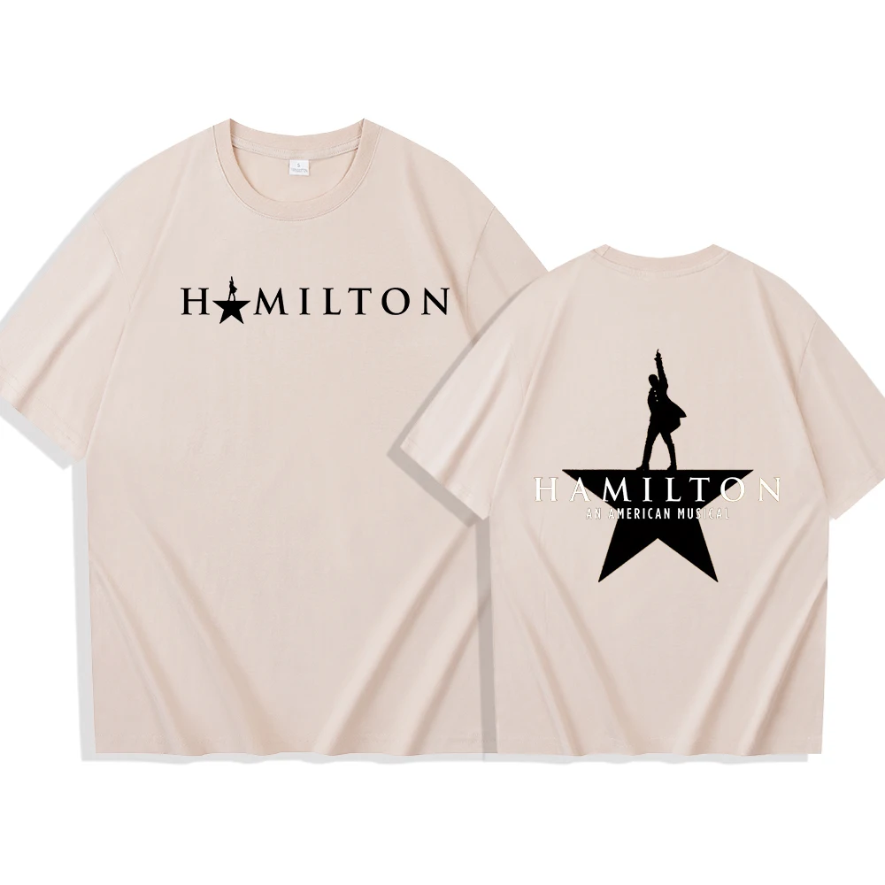 Hamilton: An American Musical Original Broadway Cast  Short Sleeve T-shirt Harajuku O-neck Summer Casual Shirt