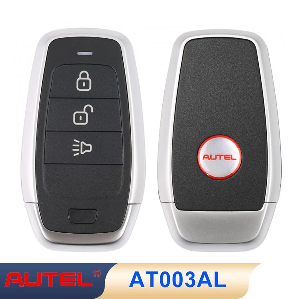 

5 Pcs/lot Atuel IKEY AT003AL Universal Smart Key 3 Buttons Autel Remote For MaxiIM KM100