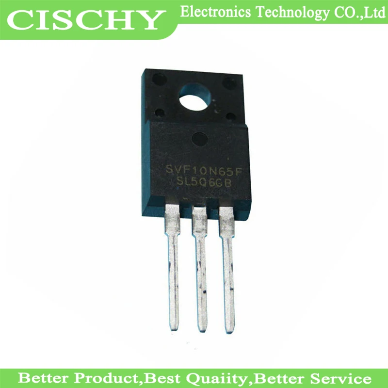 SVF10N65F SVF10N65 10A 650V TO-220F  In Stock 5pcs/lot