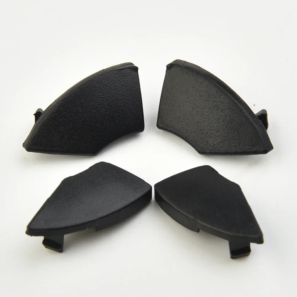 4Pcs For Fiat 500 Cd 2008 Car Radio Button Cover Trim Mold- Cover Removal Black Car Accessories Interior Decoration Parts