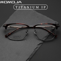New Business Eyebrow line Full Frame TR90 Titanium Glasses Frame Ultra light Fashion Optical Prescription Eyewear For Men