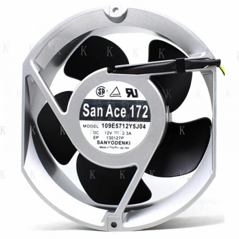 

C FOR Sanyo 109E5712Y5J04 17251 DC12V 2.3A 17CM 4-wire Aluminum Frame Cooling Fan