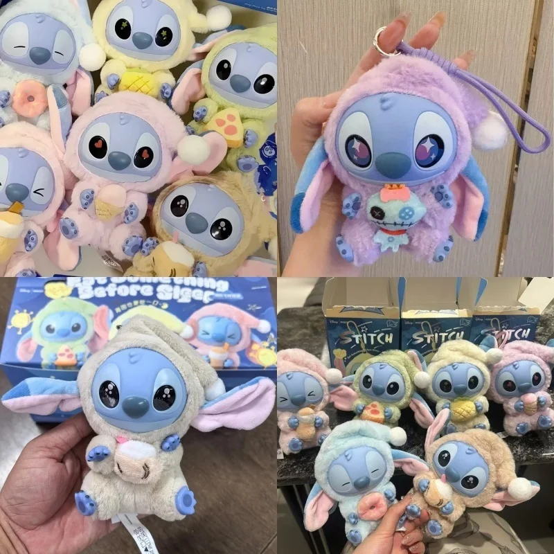 

ХИТ ПРОДАЖ: Серия плюшевых виниловых игрушек HOT Stitch Eat Something Before Sleep, милая кукла Labu V3, таинственная коробка, подвеска для сумки, декор, подарок