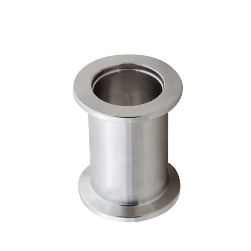 Length 50mm Tube KF-16/25/40/50 Vacuum Tri Clamp End SUS304 Stainless Sanitary Pipe Fitting Beer Brewing Diary Product