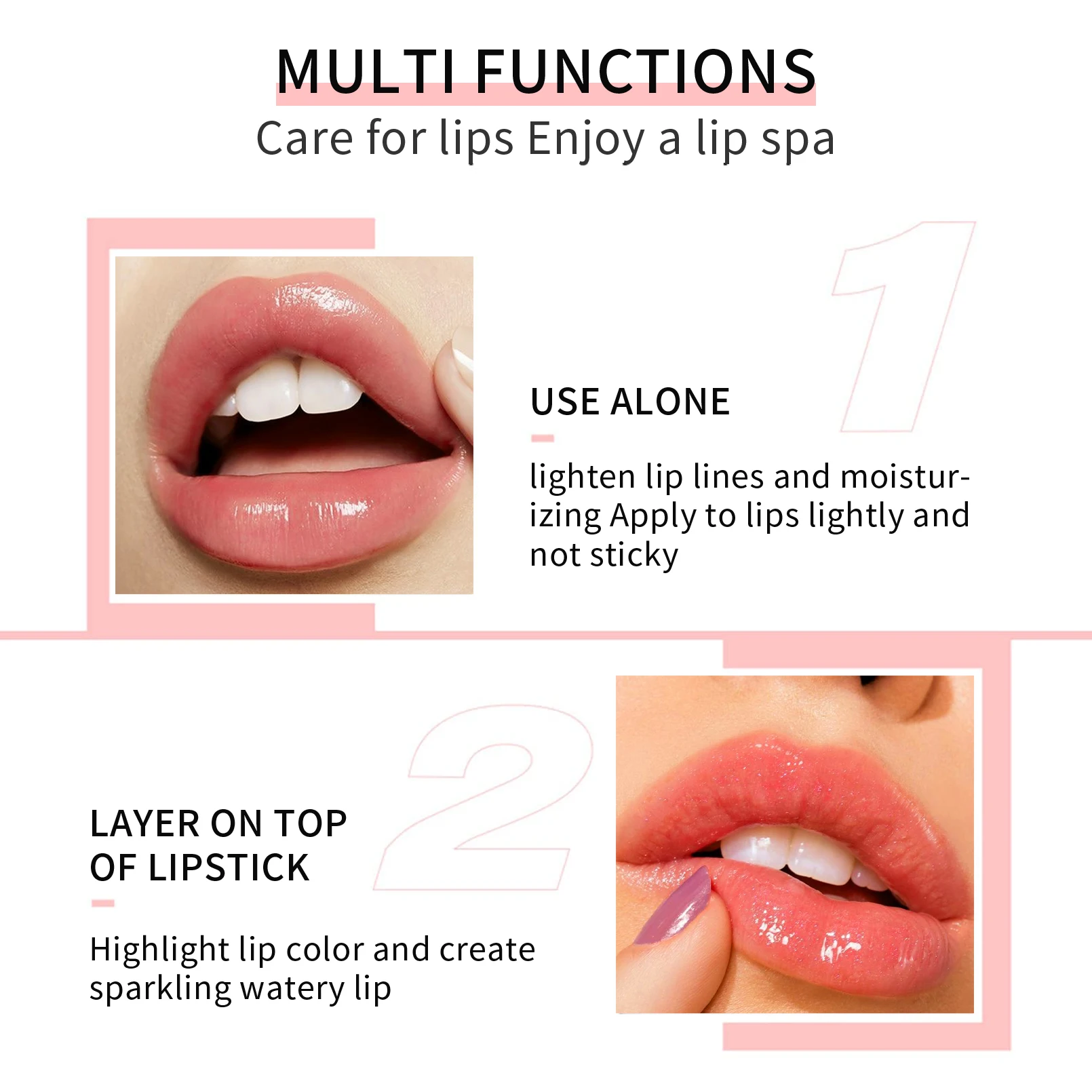 8ml Sexy Lip Oil Hydrating Plumping Lip Coat For Lipstick Lipgloss Tinted Lip Plumper Serum Lips Glow Oil Treatment Lips Makeup