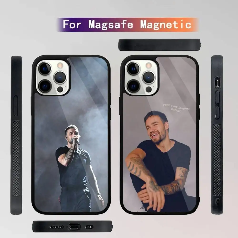 

L-Liam Singer Payne Phone Case For iPhone 16,15,14,13,12,11,Plus,Pro,Max Mini Magsafe Magnetic Wireless Charging