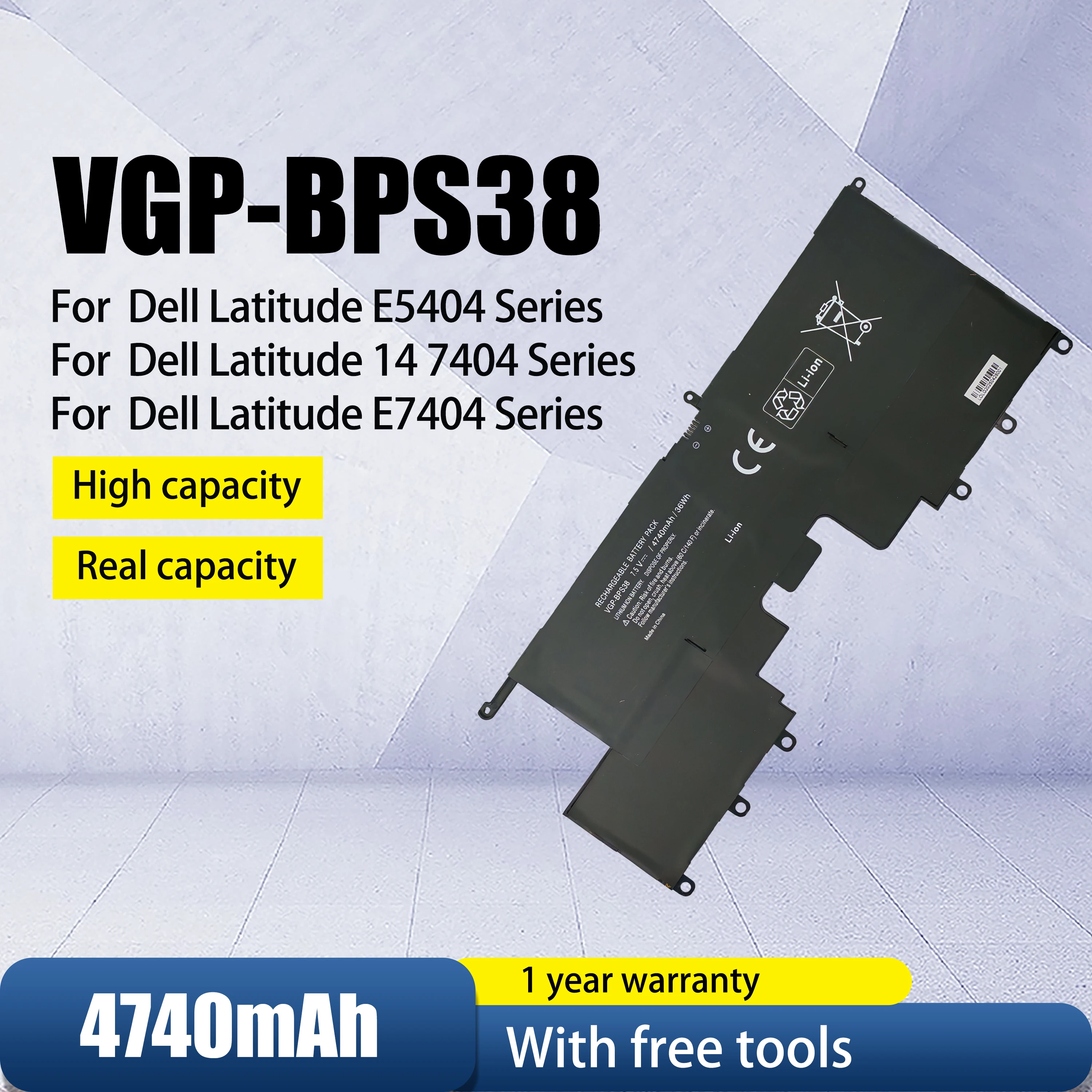 

Новый аккумулятор для ноутбука VGP-BPS38 для SONY VAIO PRO11 PRO13 SVP1321BPXB SVP13216PG SVP132A1CM SVP11217SCS BPS38 7,5 В 4740 мАч 36 Втч