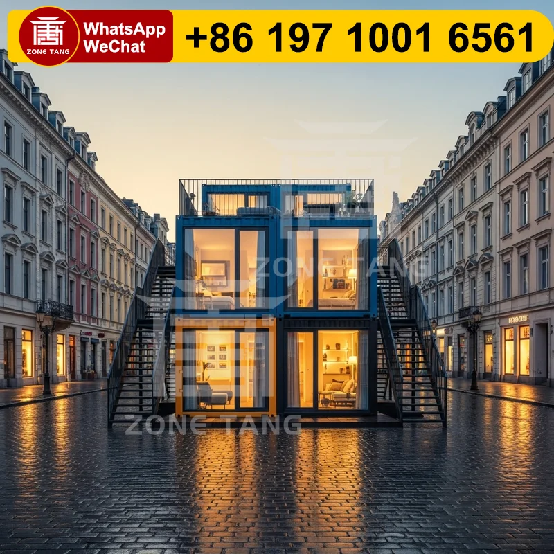 

Плоская упаковка Домашняя сборная контейнерная система Стальная конструкция Временный офис Предварительно запечатанные дом Контейнерный дом Модульные Лучшие домики