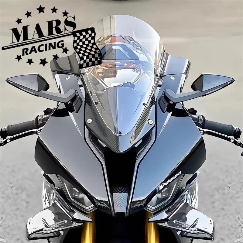 

For BMW S1000RR S1000M 2019 2020 2021 2022 2023 2024 Motorcycle Sport Windshield Windscreen Kit Deflector Shroud Shield Guard