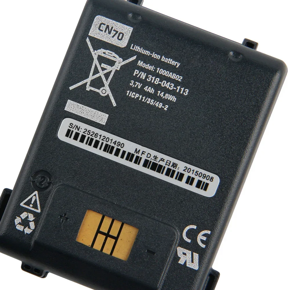 Replacement Battery 1000AB02 4000mAh For Intermec Honeywell CN70E CN70 318-043-033 High Quality Batteries With Tool