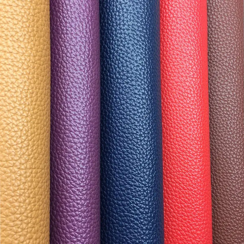 A4 Litchi PU Leatherette Faux Leather Fabric Synthetic For Sewing DIY 20*30CM