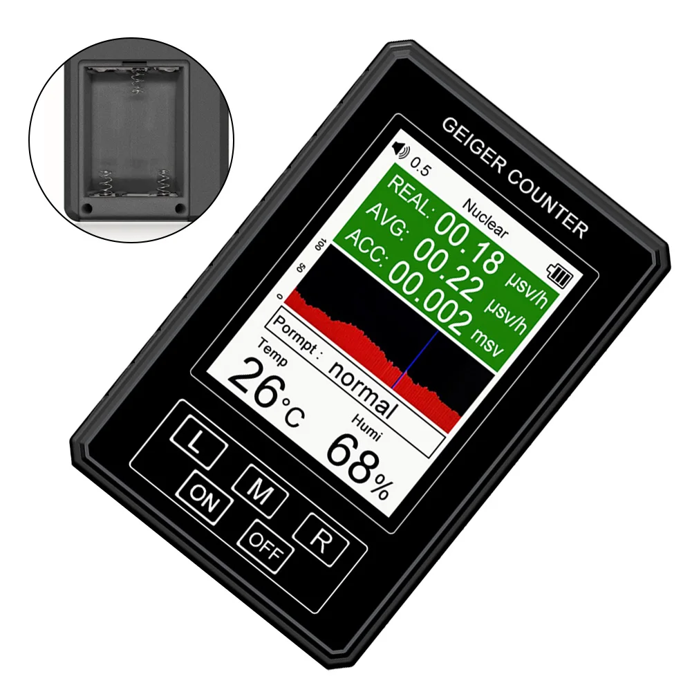 

Портативный тестер ионизирующего излучения Geiger Counter XR1 с USB и опциями питания батареи для домашнего и промышленного использования