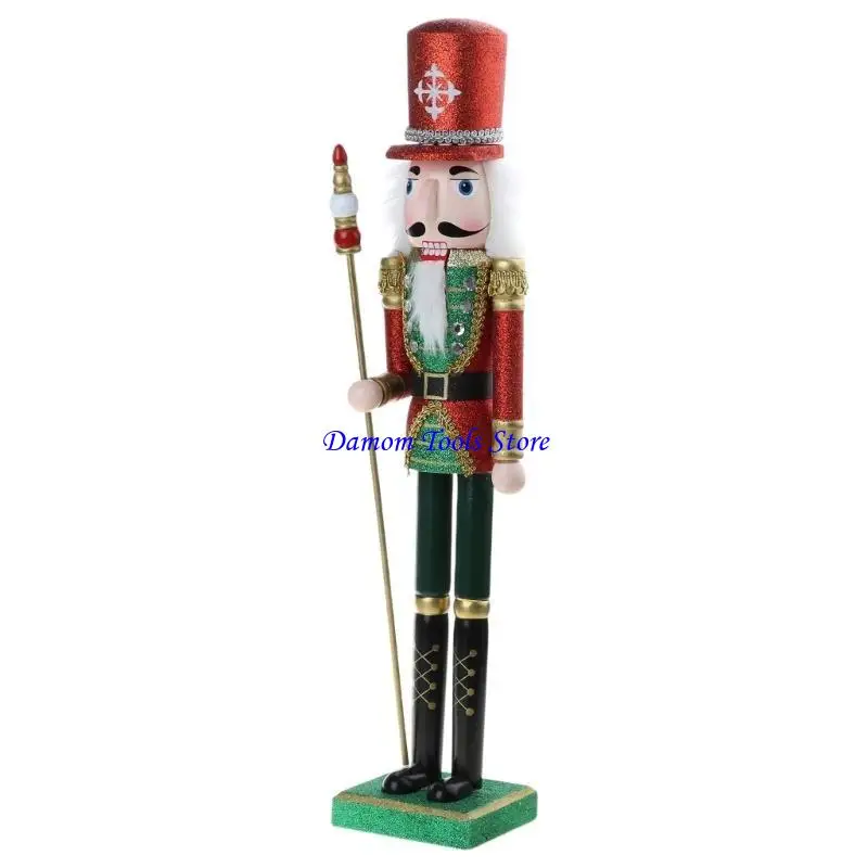 

57BE Holiday Nutcrackers Sturdy Soldiers Traditional Christmas Decoration