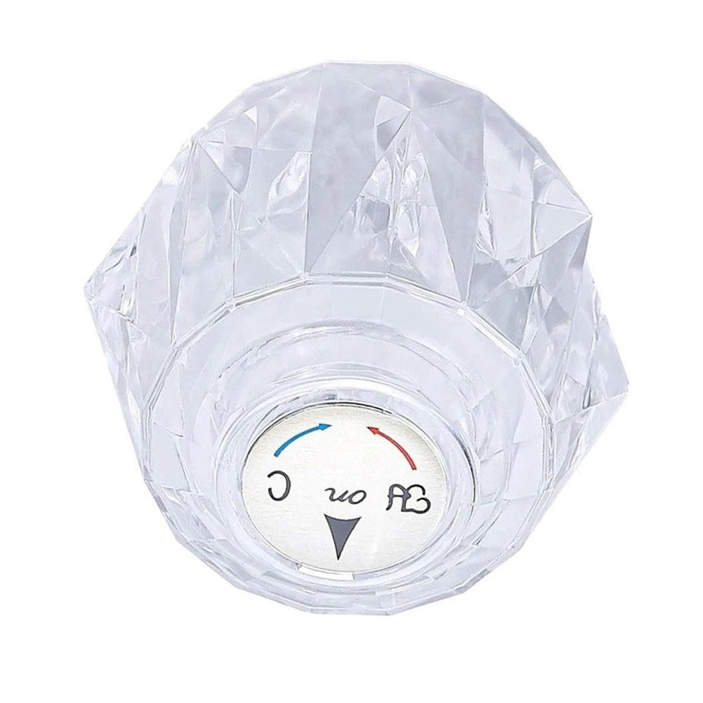 Acrylic-Construction Shower Tub Handle Compatible with For 600 Series Shower Valve Assemblies for Residential Use