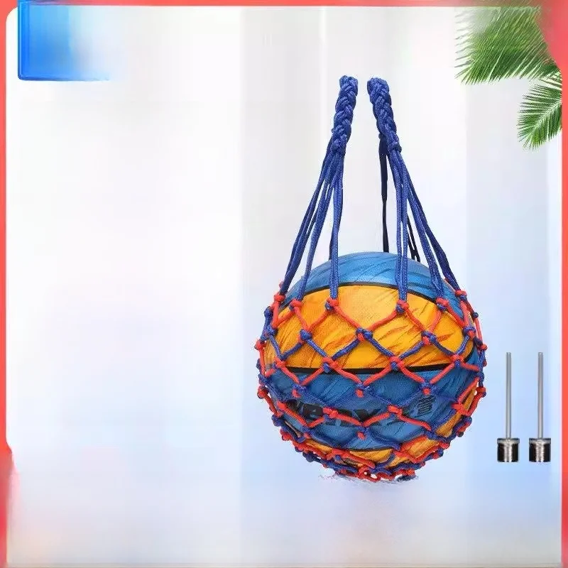 

Большая вместительная сетчатая сумка для хранения футбольного мяча, сумка для баскетбола, спортивная тренировочная сумка для любителей баскетбола, бренд ABENUOR