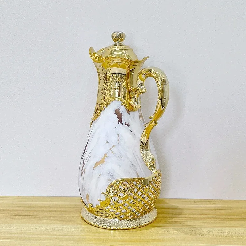 Arabian Vacuum Flask, Middle Eastern Style, Restaurant, Home Glass Liner, Hot Water Kettle, 24 Hours Thermos Bottle, 800ml