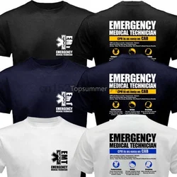 Emt Emergency Medical Technician Service Ems Paramedic Cpr First Rescue T-Shirt