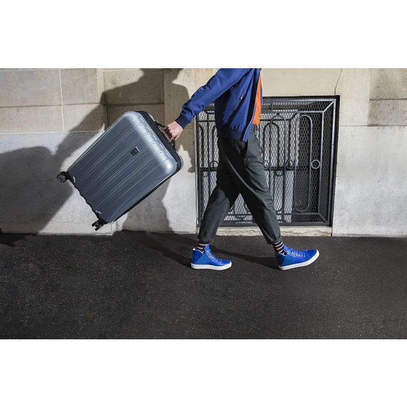 Tas Koper Helium Aero Hardside Expandable dengan Roda Spinner, Titanium, Ukuran Kabin 21 Inci