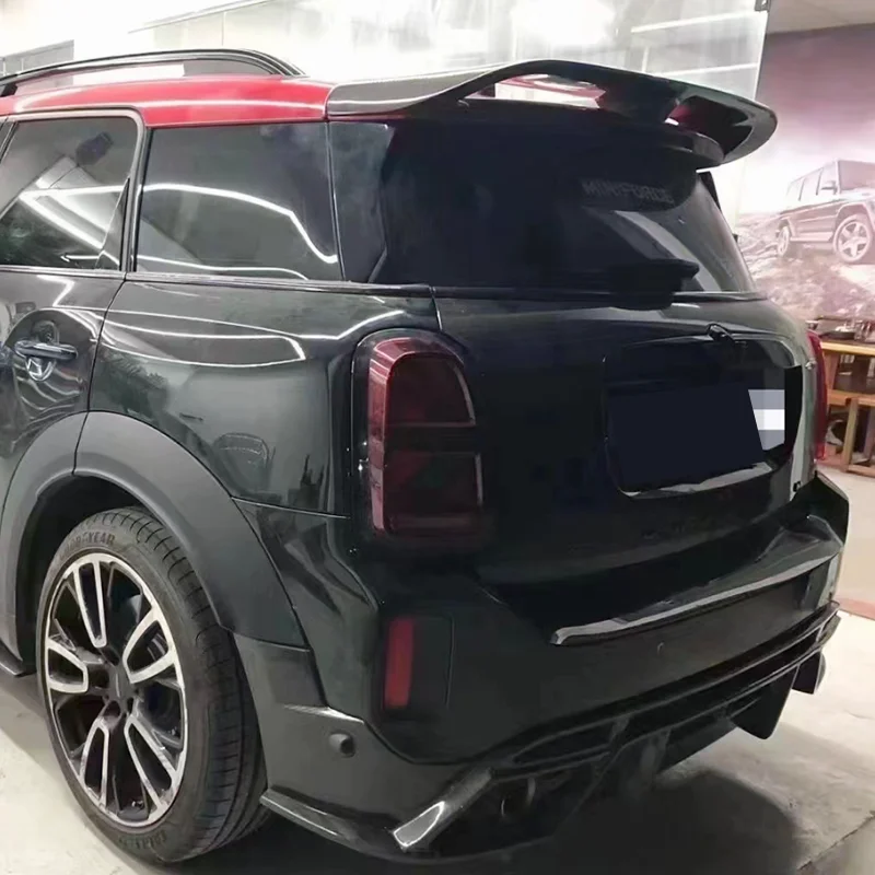 Voor BMW Mini Countryman F60 Cooper S JCW 2017-2023 FRP Spoiler Auto-Styling Koolstofvezel Staart Vleugel gemodificeerde Exterieur Accessoires