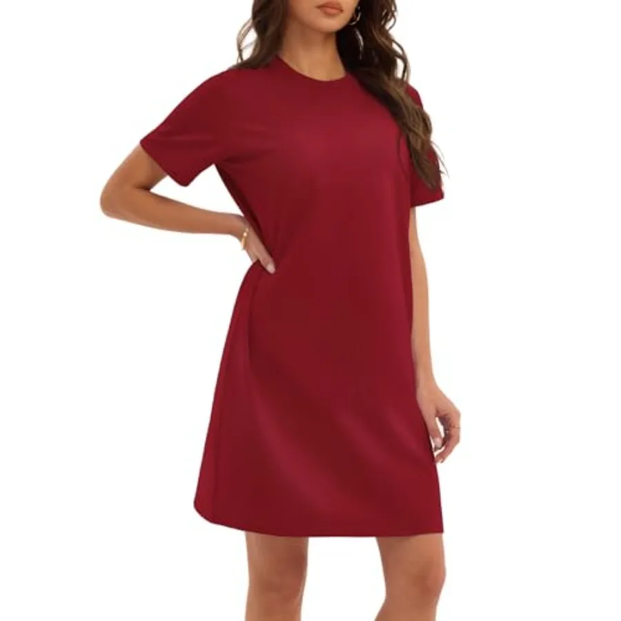 3 Pack Cotton Nightgowns for Women Short Sleeve Sleep Shirts Comfy Soft Nightshirt Pajama Sleep Dress