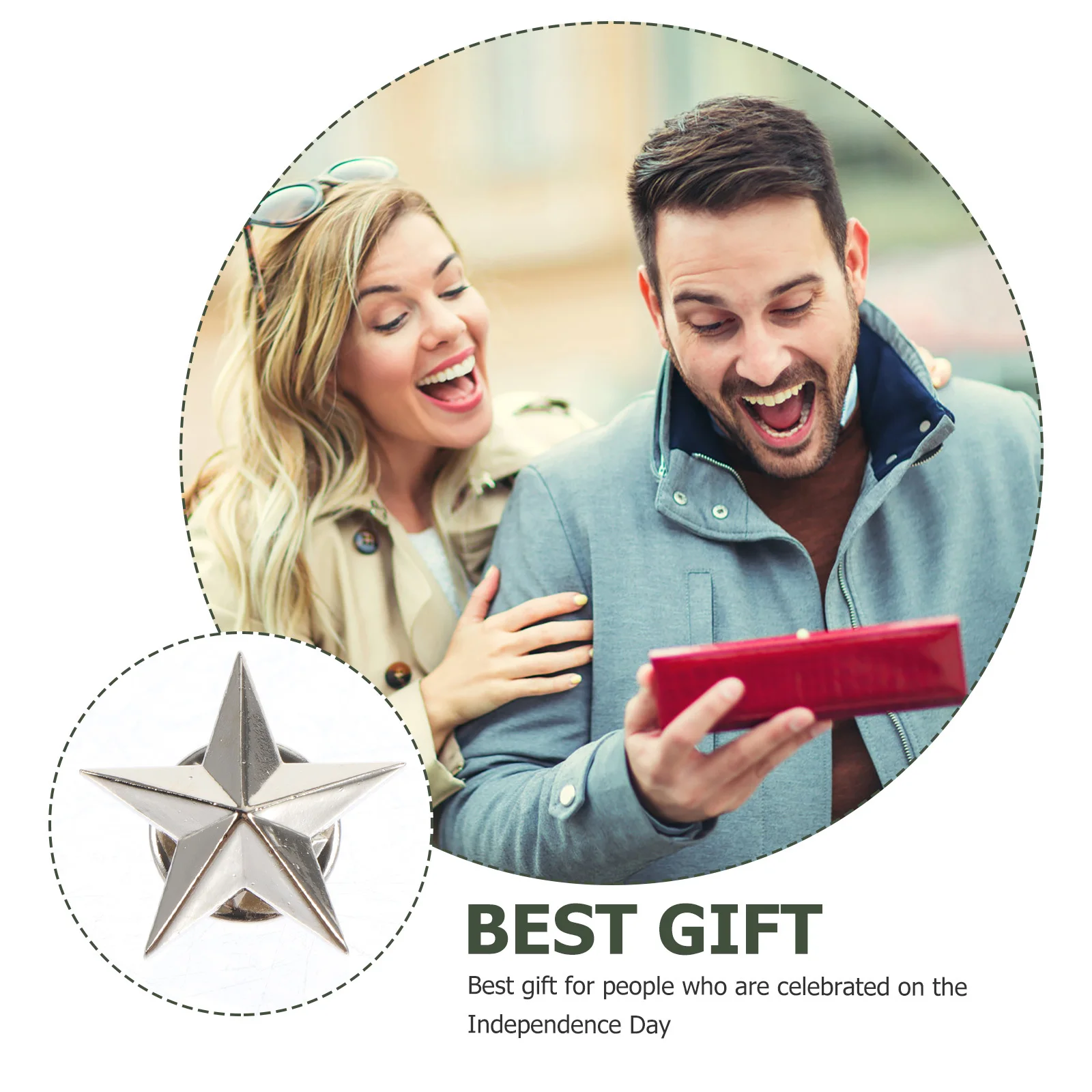 

12pcs Metal Star Badges Star Shape Hat Badges Clothes Accessories Party Costume Decorations Independence Day Veterans Day Zinc