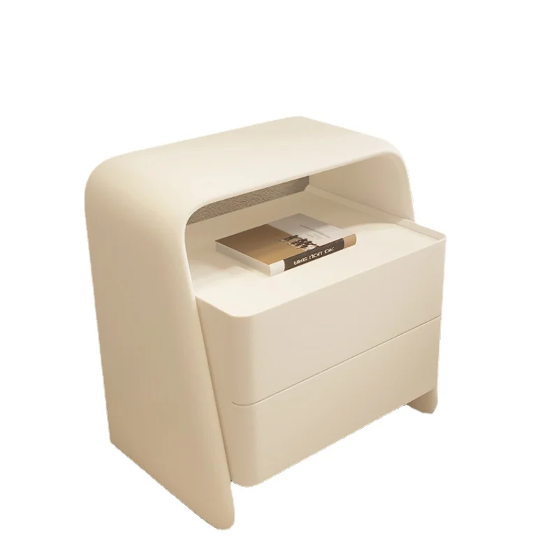 

Yhl Color Bedside Table Modern Minimalist Cream Style Light Luxury Nordic Design Creative Fashion Bedside Cabinet