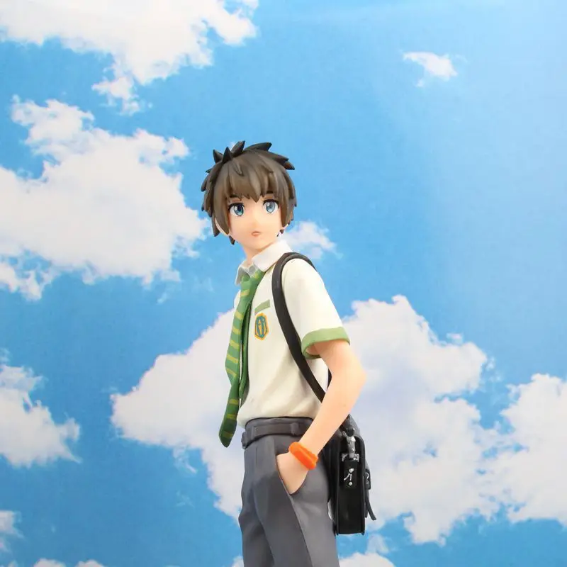 22cm Tachibana Taki & Miyamizu Mitsuha Anime Figure Movie Your Name Action Figure Kawaii Figurine Collectible Doll Toys Gifts