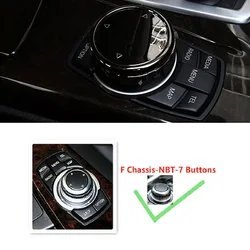 Multimedia Auto Knop iDrive Knop Cover Trim Knop Decoratie Sticker ABS voor BMW 1/3/5 Serie F10 F20 F30 NBT Controller Alleen