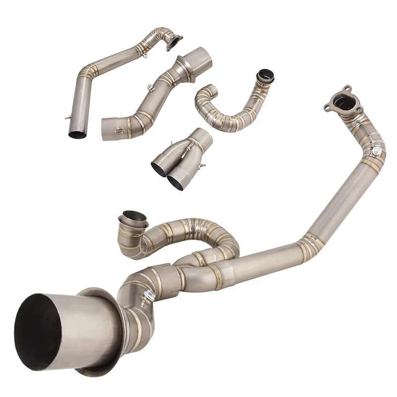 Front Pipe Header Link Tube Titanium Alloy Connect Mufflers Silencers Modified For Super 1290 Adventure R/S Adv 2021-2024