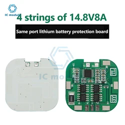 BMS 4S 8A 14.8V 18650 Li-ion Lithium Battery Charge Protection Board Power Bank Monitor BMS 4S 8A PCB for Electric Tools