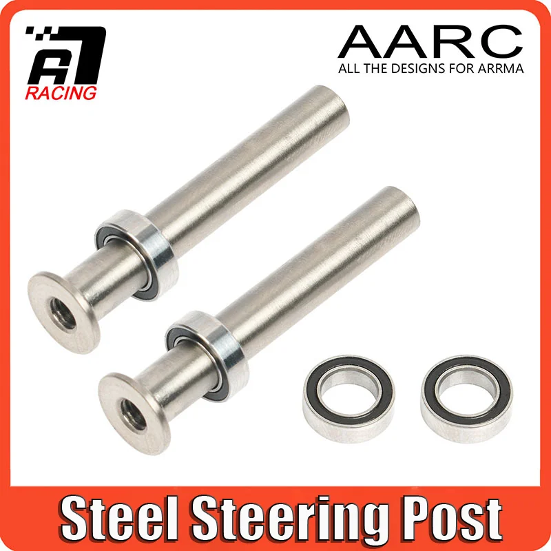 

RC Car 2pcs Titanium Alloy Steering Post for 1/7 1/8 ARRMA 6S Car MOJAVE TYPHON KRATON NOTORIOUS FIRETEAM INFRACTION