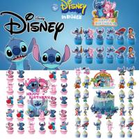 Disney 25Pcs Stitch Themed Birthday Cake Decoration, Home and Campus Party Decoration, Cake Inserts Can Be Used for Birthdays, W