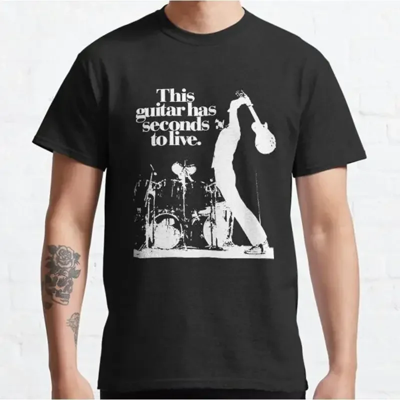 Pete Townshend The Who This guitar has seconds to live Rock Music legend T shirt