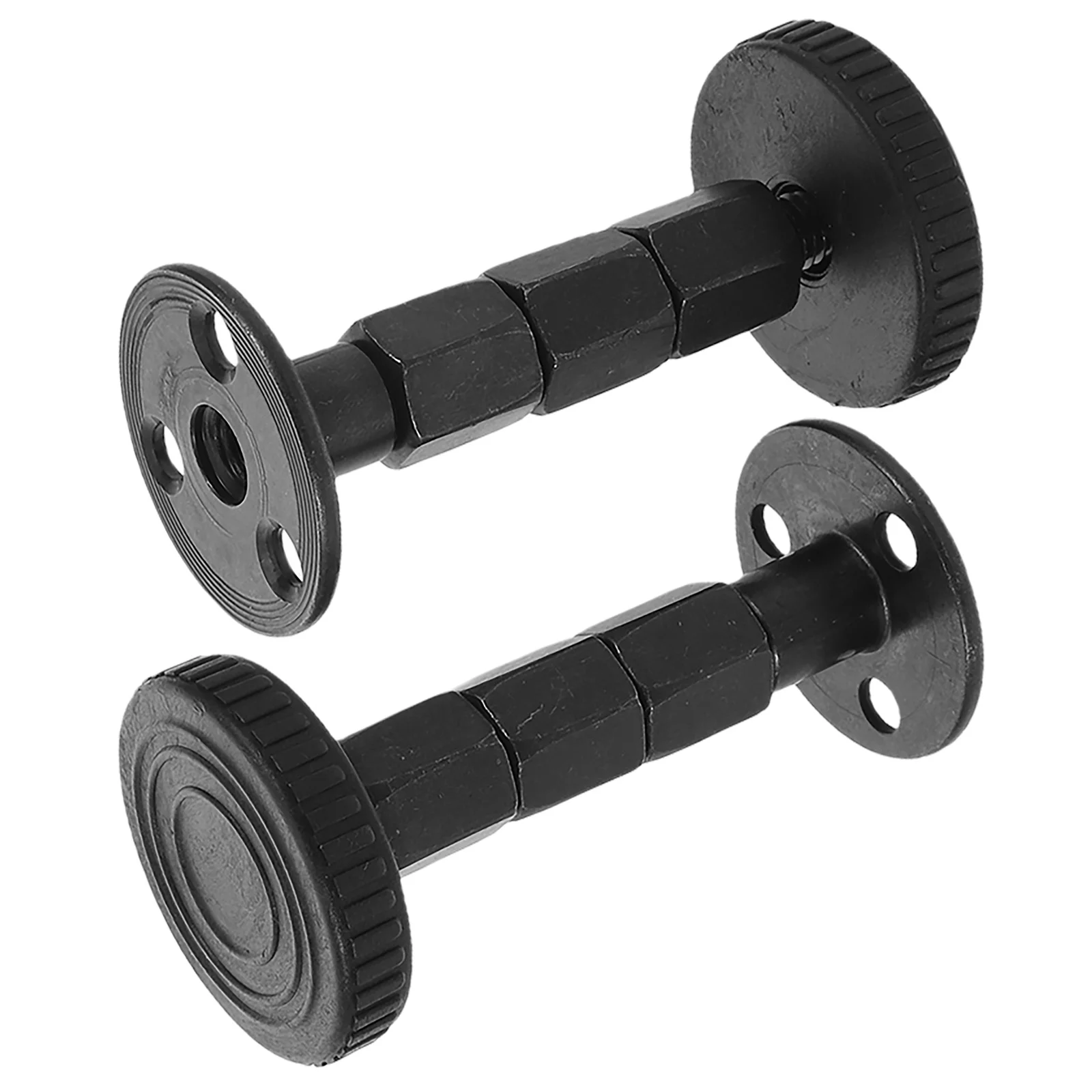 

1 Set Adjustable Bed Stoppers 78-105Mm Black Headboard Fixer Wall Protection Bed Frame Stabilizer Easy Install Universal Bracket