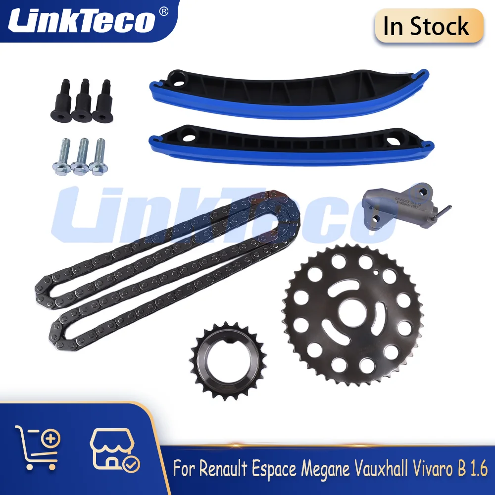 

Engine Timing Chain Kit Fit 1.6 L dCi For Renault Opel VIVARO B ESPACE V FLUENCE SCENIC TALISMAN TRAFIC III130C10990R 130C17602R