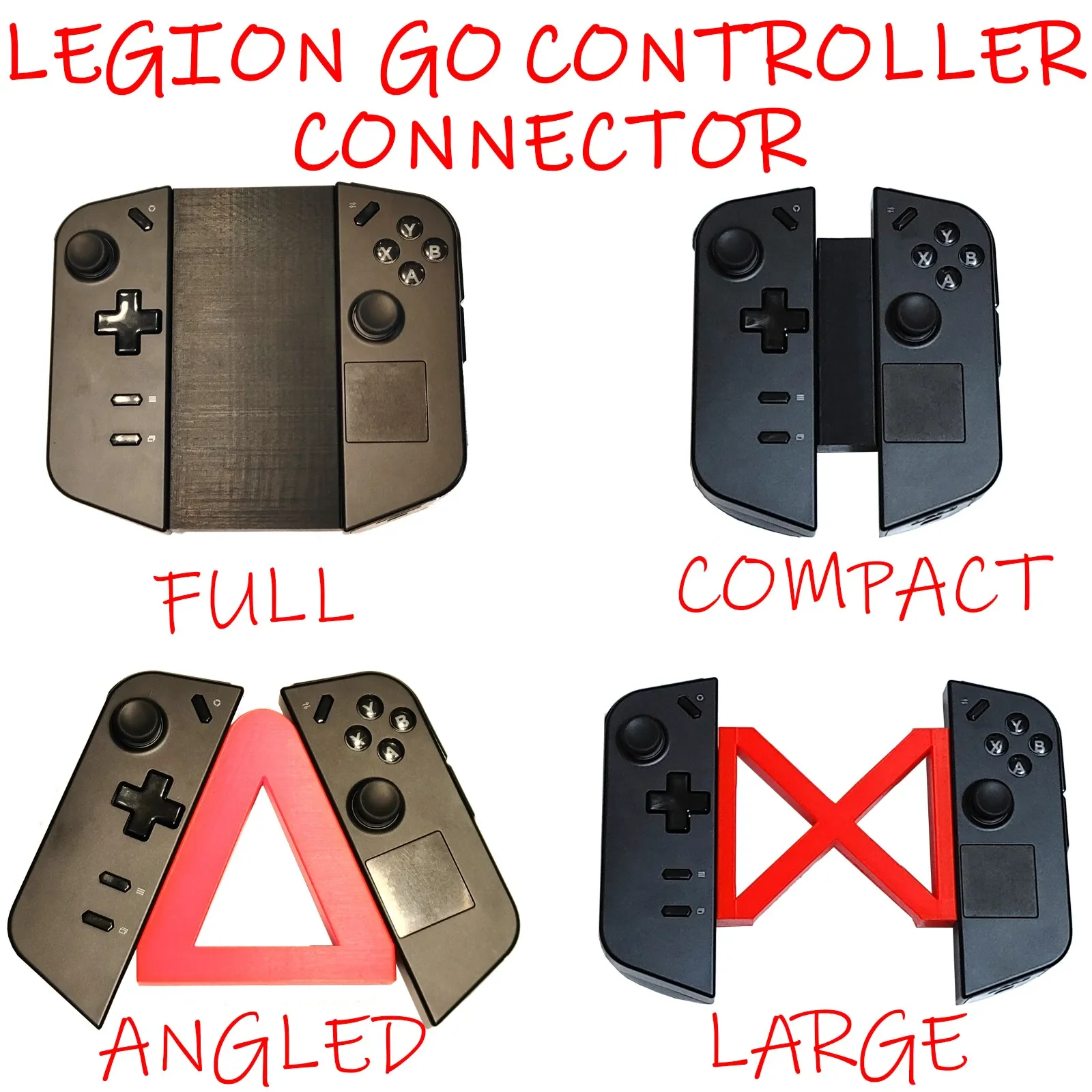 

Legion Go Handle Grip Connector, Controller Holder Support Bracket for Lenovo Legion Go Game Console Handle Replacement Stand