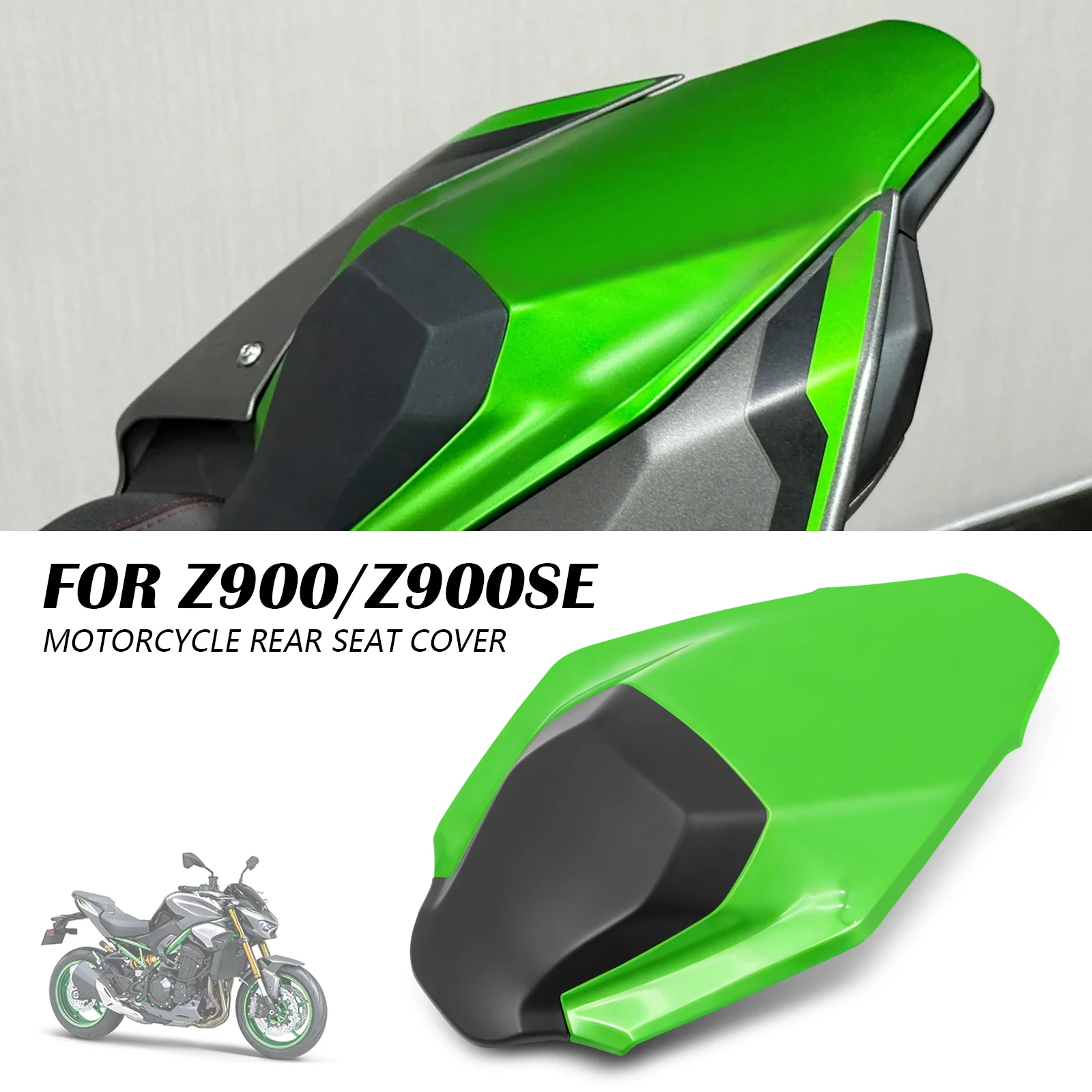 

Z 900 Motorcycle Rear Passenger Pillion Cover Fairing Seat Cover Solo Cowl Rear Seat Fairing For Kawasaki Z900 Z900 SE 2025 2026