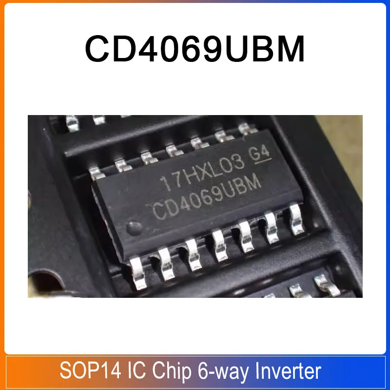 

10-50PCS CD4069UBM SOP-14 CD4069 CD4069BM 4069 SOP14 CD4069UB CMOS hex inverter 6-way inverter