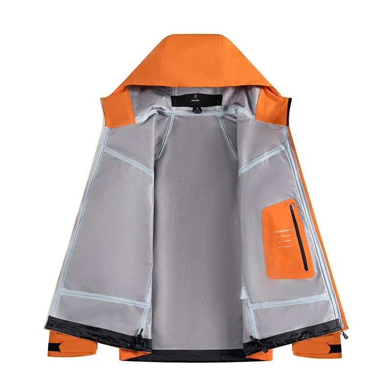 Spring Autumn Comfortable Waterproof Breathable Versatile Warm Jacket Couples Outdoor Cycling Sports Leisure Windproof Jacket