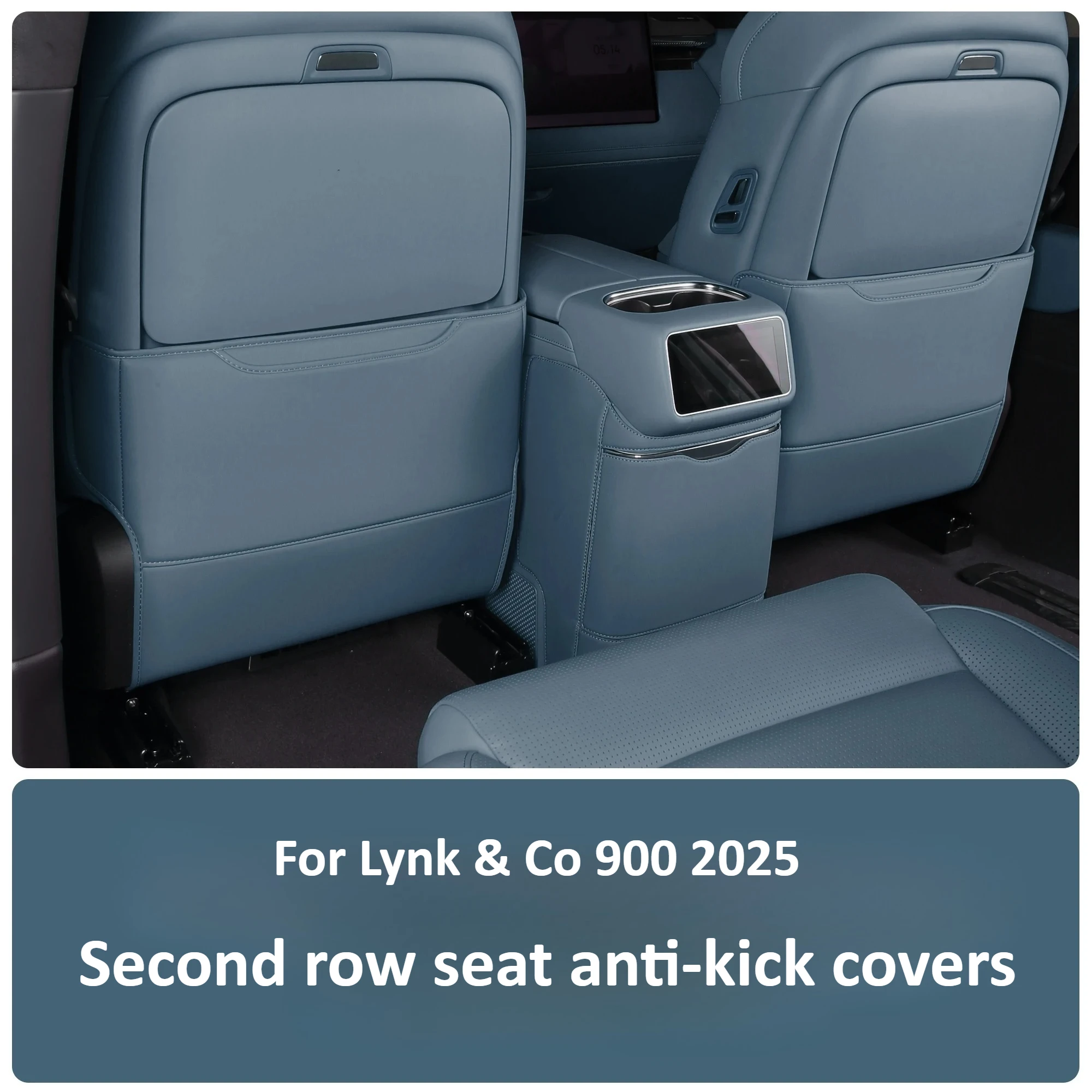 

Для Lynk & Co 900 2025, противоударная накладка на спинку автомобильного сиденья, кожаный коврик против грязи, защитная накладка на сиденье, аксессуары для украшения интерьера