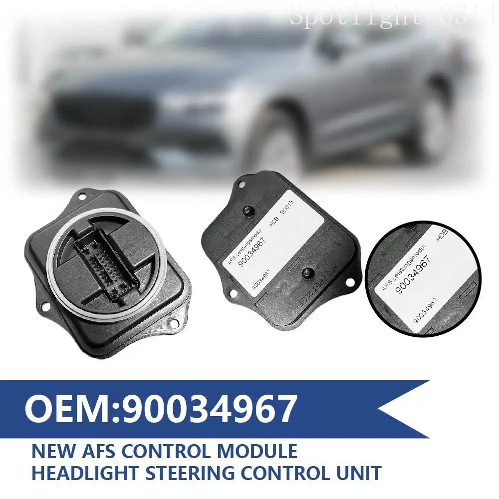 

90034967 For Volvo S60 V60 Headlight AFS Adaptive Front Lighting System Control Module DRL Ballast Angel Eye Car Accessories