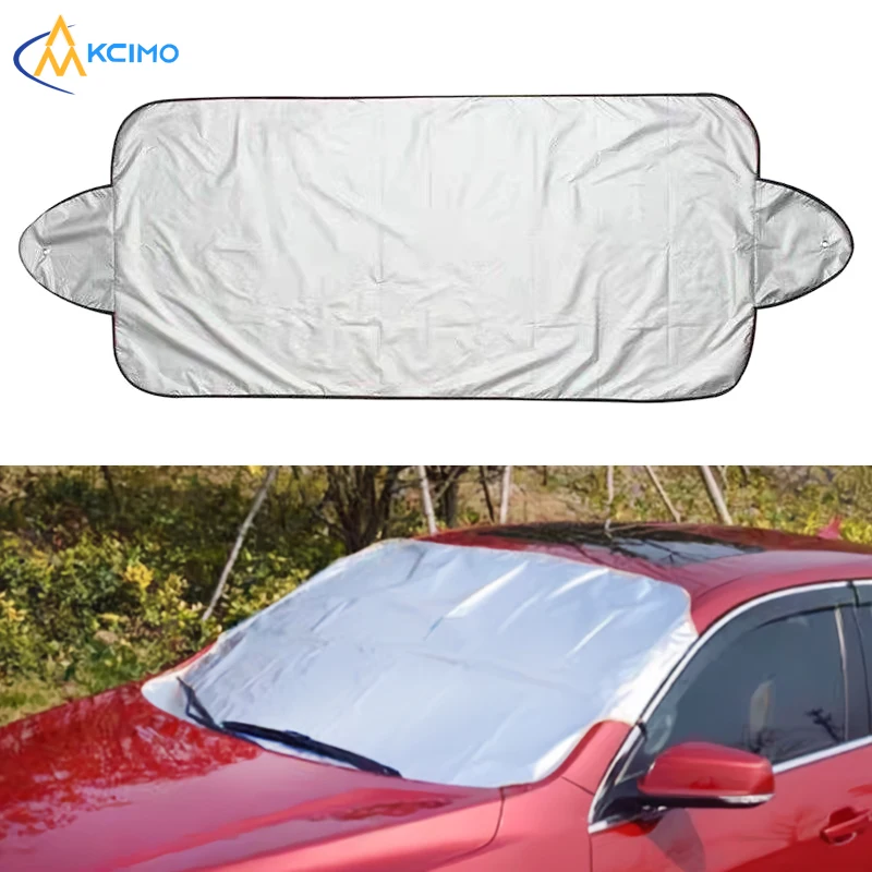 1Pc Universal Car Windshield Protector Cover 150cm*70cm Anti-falling leaves Sun Shade Dust Frost Freezing Snow Windshield Cover