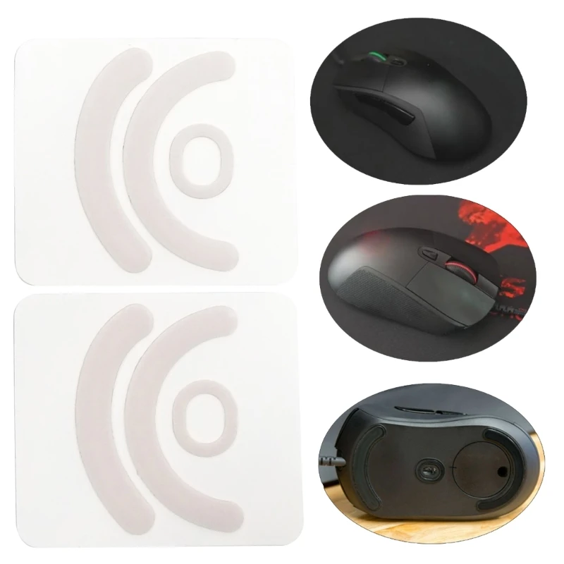 2 Sets/pack Tiger Gaming Mouse Feet Mouse Skate for Logitech G403 G603 G703 Gaming Mouse White Mouse Glides E