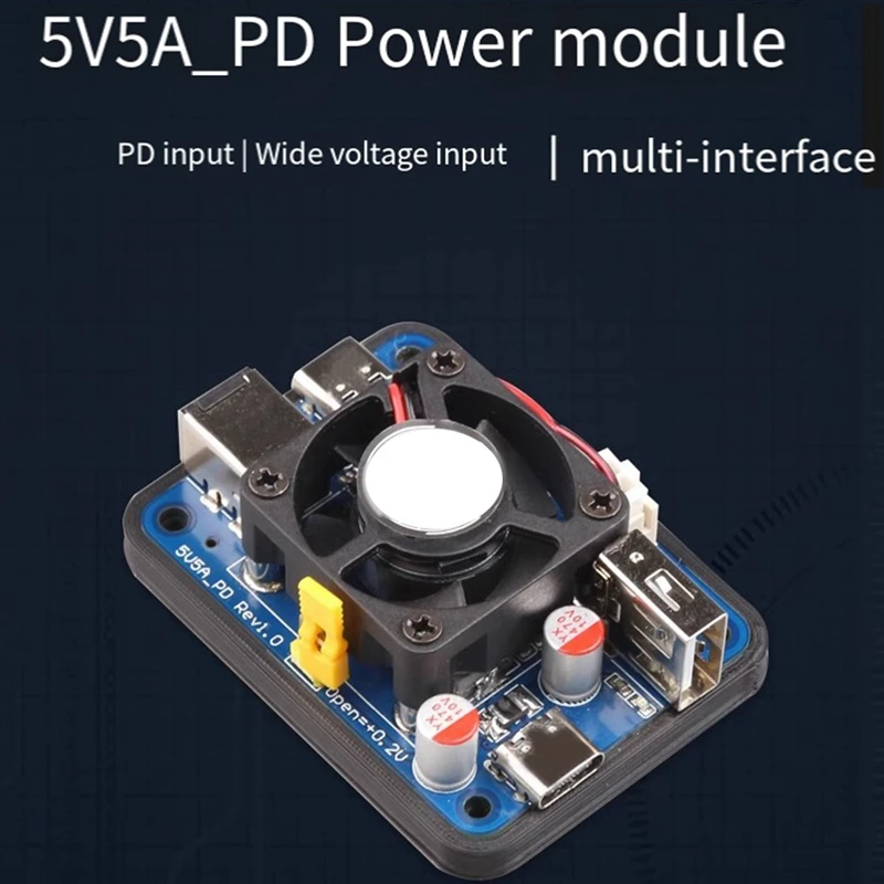 Module d'activation Module d'activation de déclenchement pour Raspberry Pi 5 Jetson 5V5A 27W PD DC USB double entrée large tension double sortie