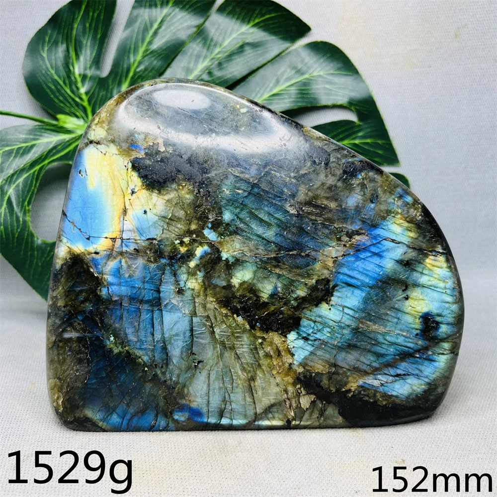 Natural Gemstone Labradorite Double-sided Reflective Original Mineral Specimen Home Room Decoration Gift Witchcraft altar