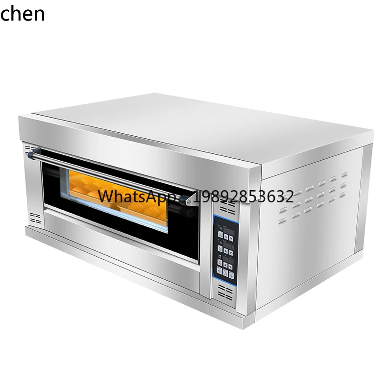 BB  electric oven commercial one, two or three layers single and double plate pizza bread large stainless steel baking oven